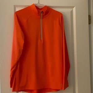 LL Bean Ladies 1/4 Zip Athletic Top, Long Sleeves